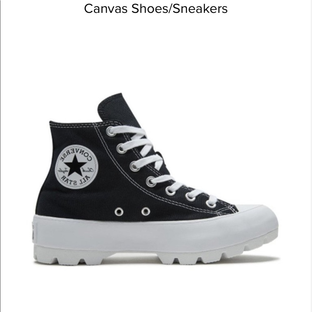 Converse all star. Lugged hi top canvas shoes